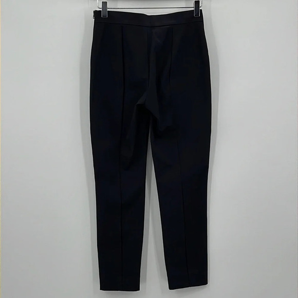Everlane The Side Zip Stretch Cotton Pant in Black - NWOT - Size 0 - Picture 4 of 7